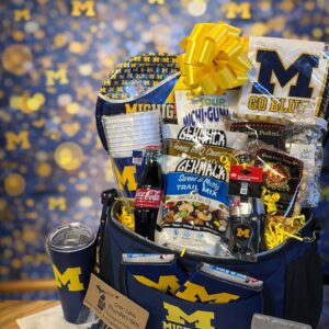 U of M Woverines Gift Basket