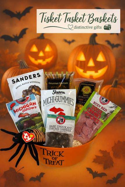 Michigan Made Halloween Treat Basket